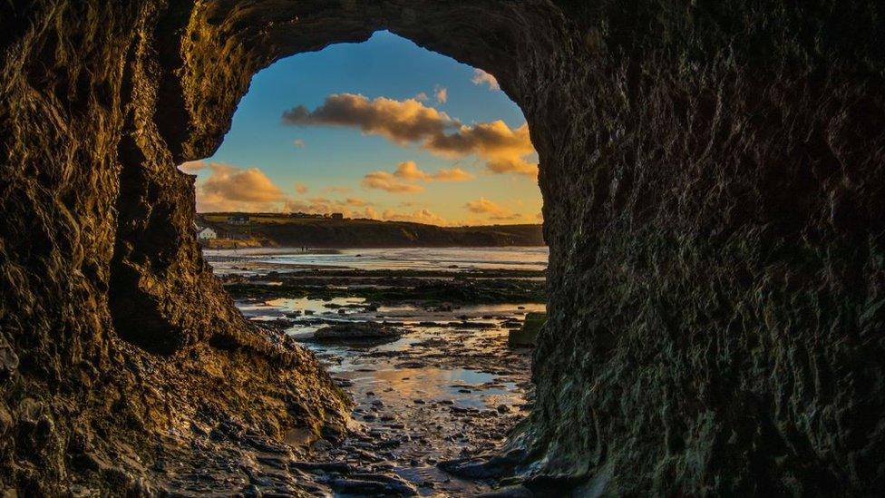 Cave at Broad Haven, Pembrokeshire