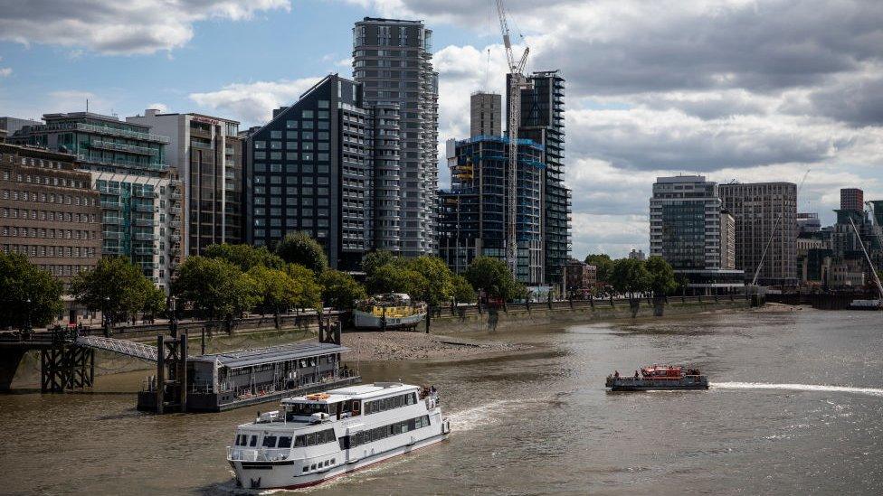 High-rise apartments in Victoria, London