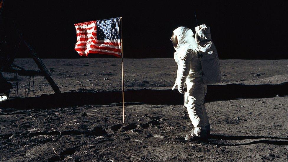 Buzz Aldrin on the Moon