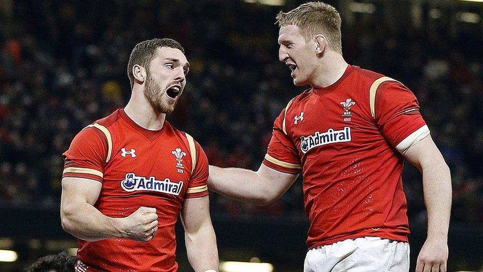 George North scored for Wales in their win over France on Friday