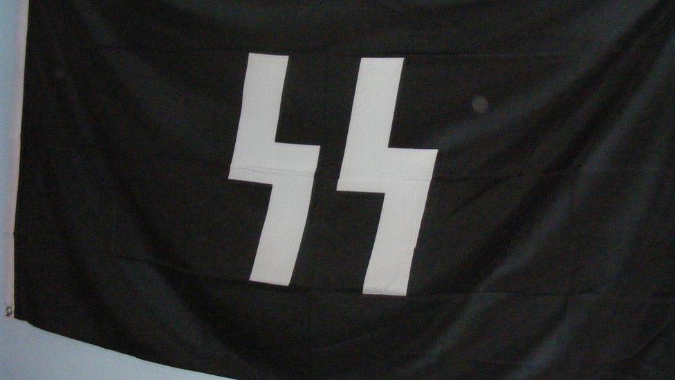 Neo Nazi flags