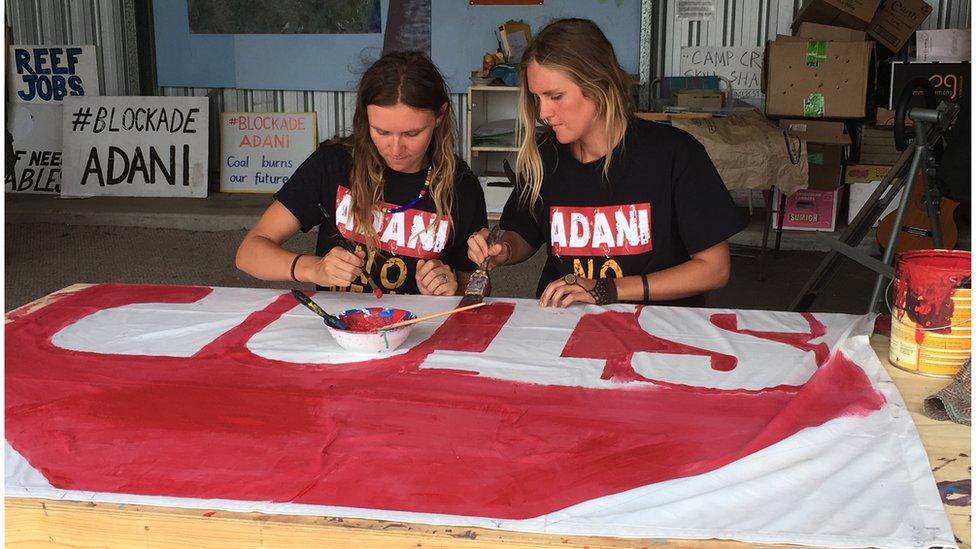 Anti-Adani protesters