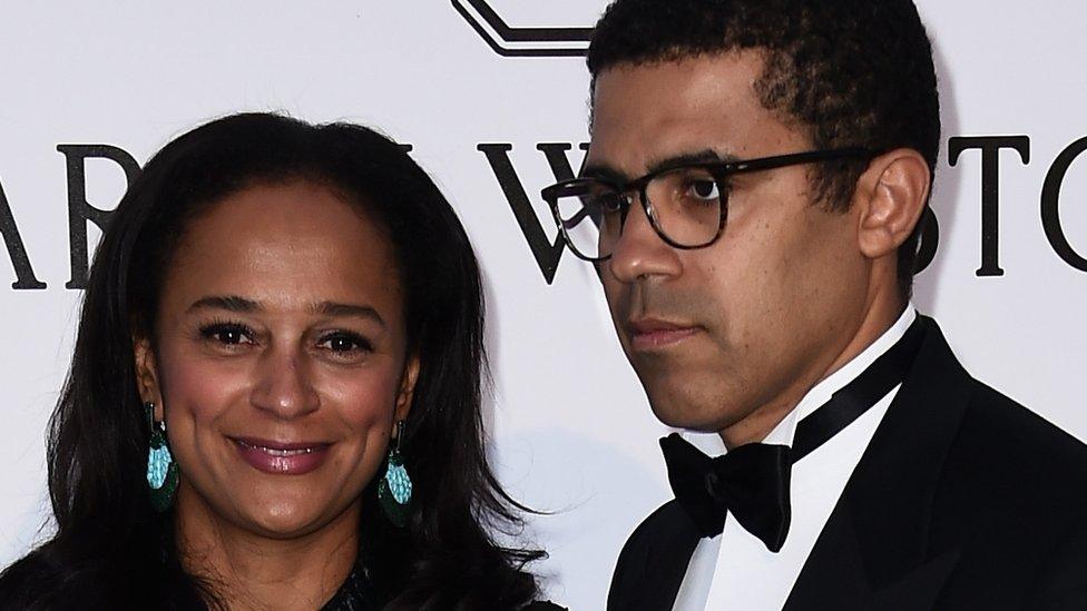 Isabel dos Santos and Sindika Dokolo