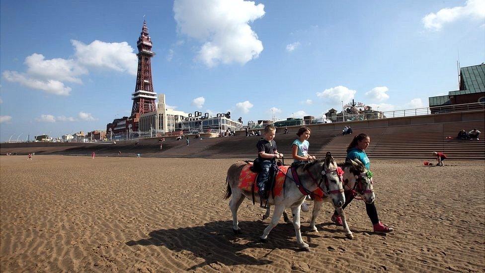 Blackpool beach