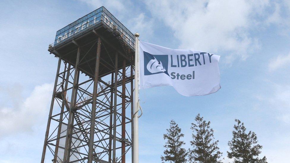 Liberty Steel flag