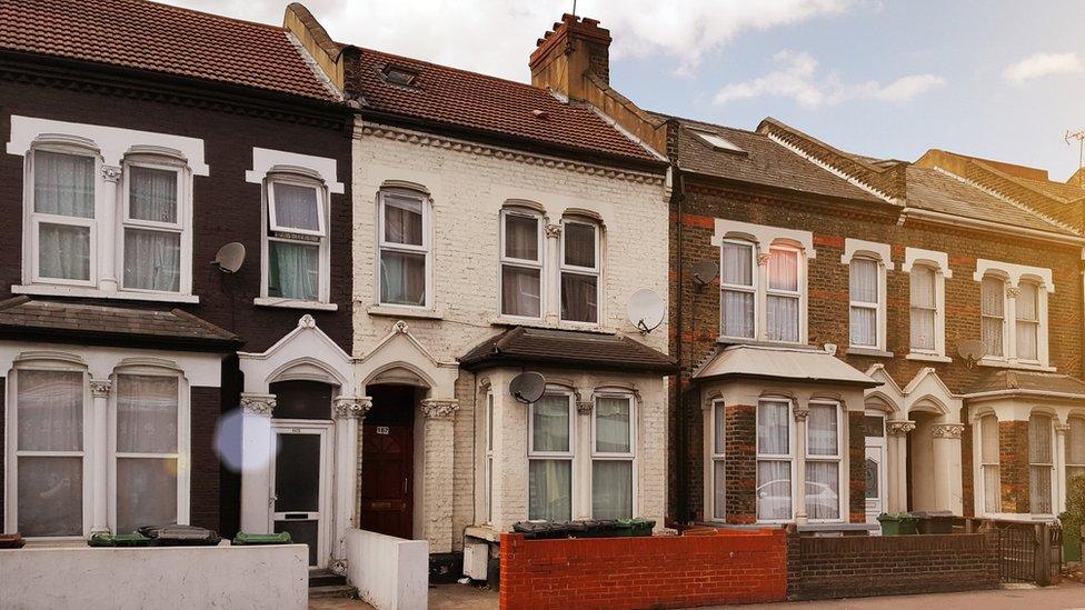 A row of houses in Stratford