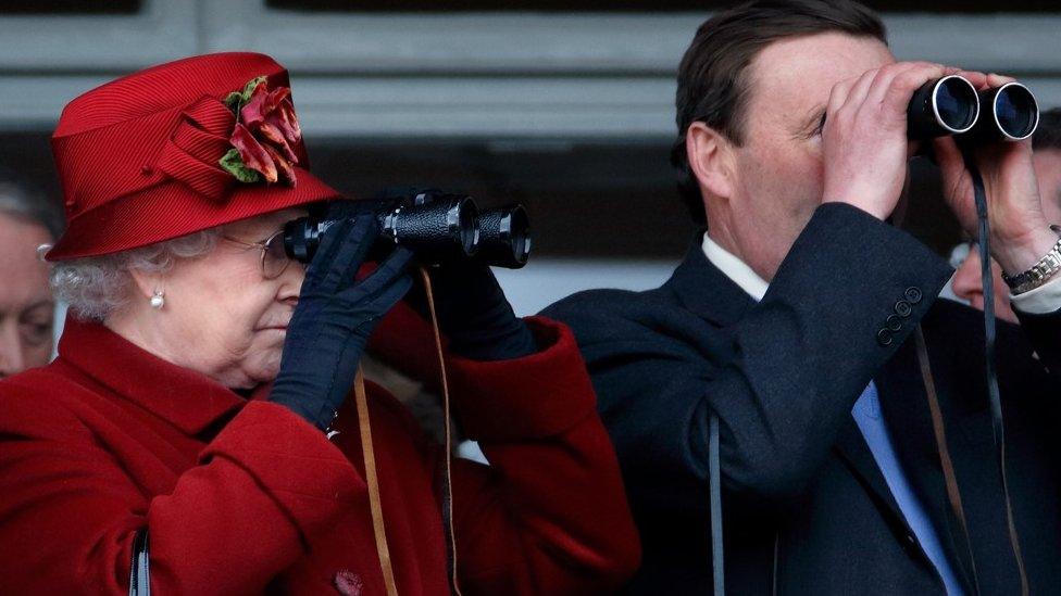 The Queen and Nicky Henderson