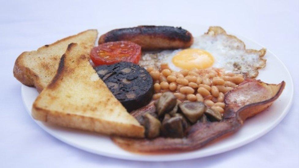 A full English breakfast