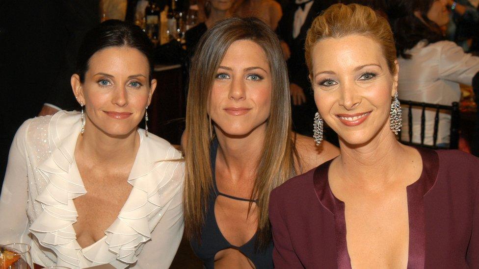 Courteney Cox, Jennifer Aniston and Lisa Kudrow