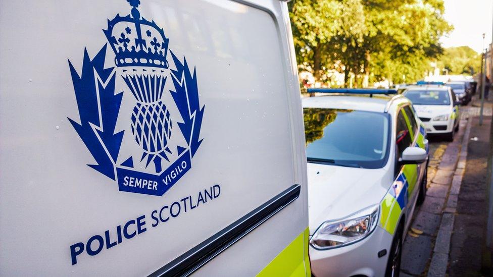 Police Scotland van