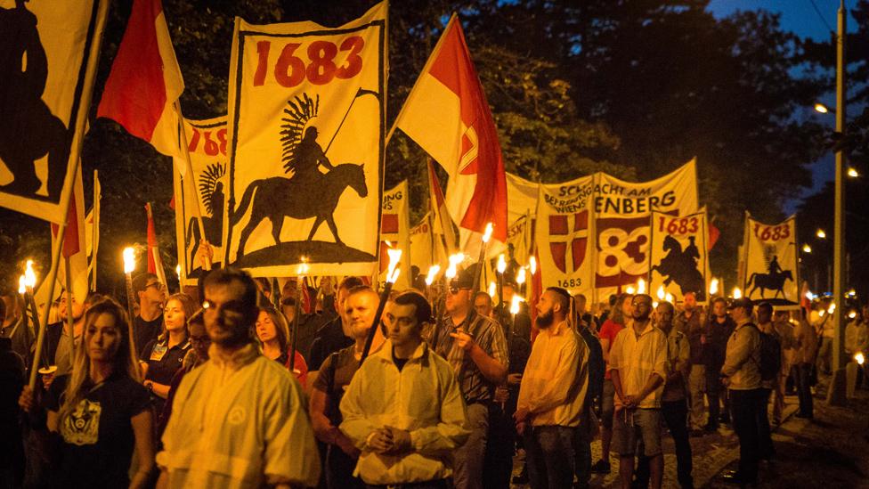 Identitarian parade, Sept 2017