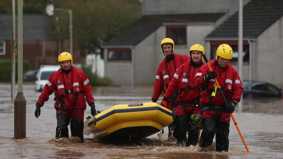 flood in Brechin