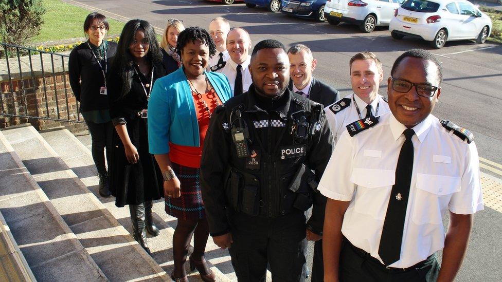 The first cohort of the Wiltshire Police BMe reverse mentoring scheme