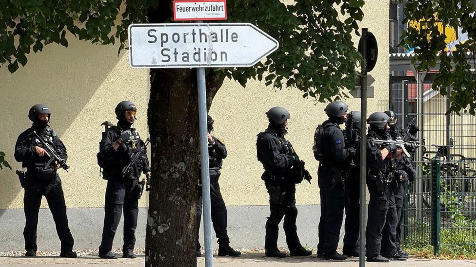 Teenager arrested after two girls, 13, seriously injured in German school attack