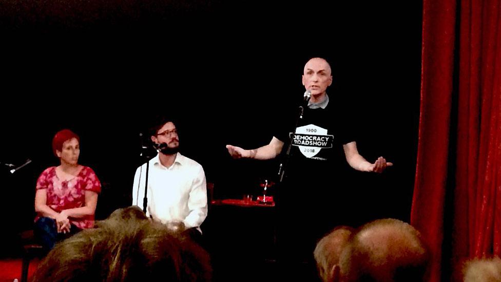 Chris Williamson at his Democracy Roadshow