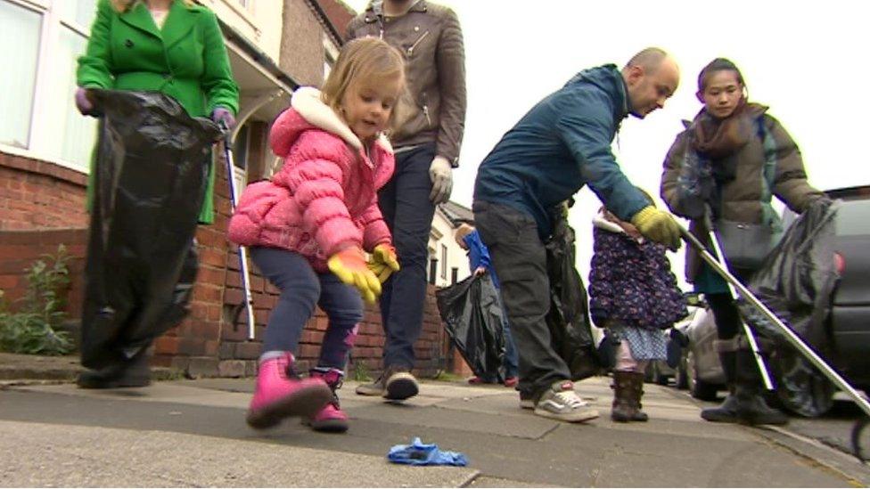 Matilda litter picking