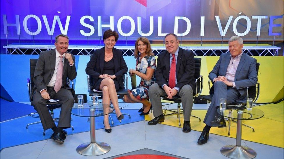 TV debate panel