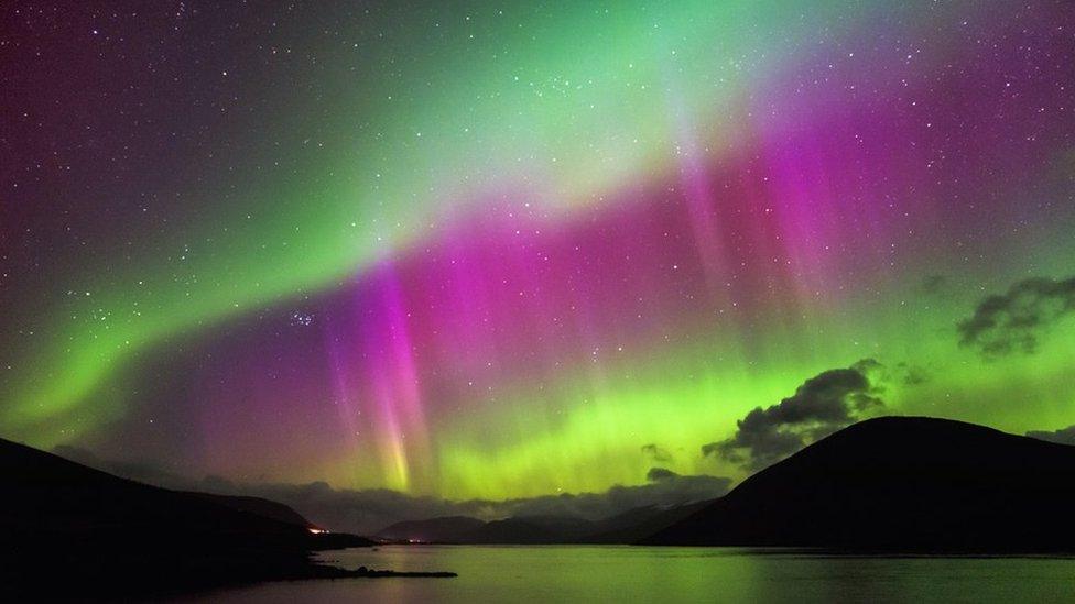 Northern Lights over Scotland