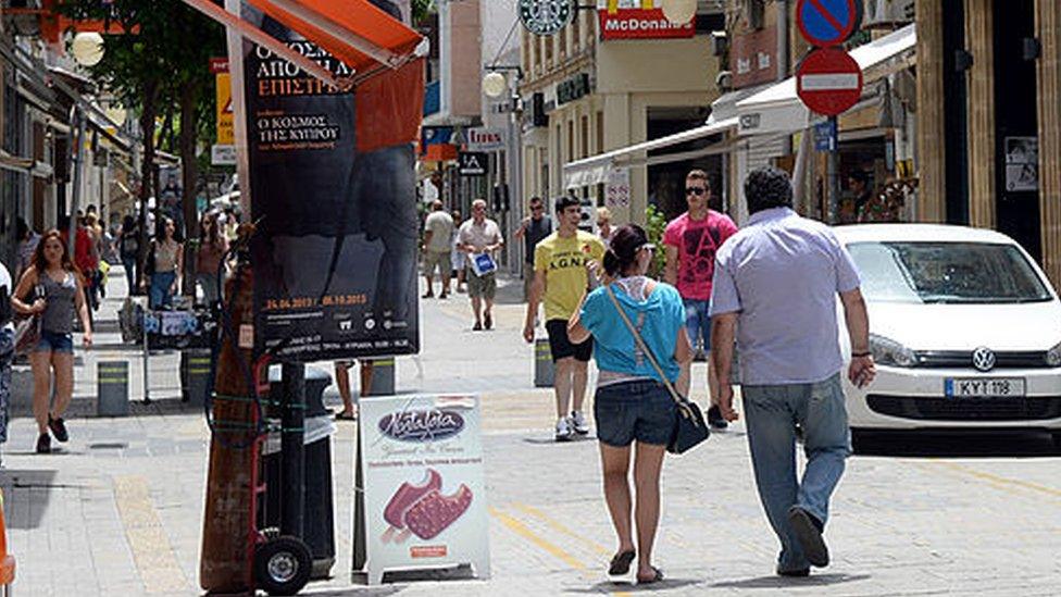 Nicosia street scene (file photo)