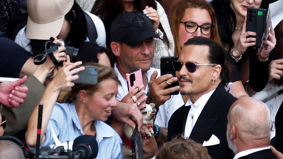 Johnny Depp at Cannes