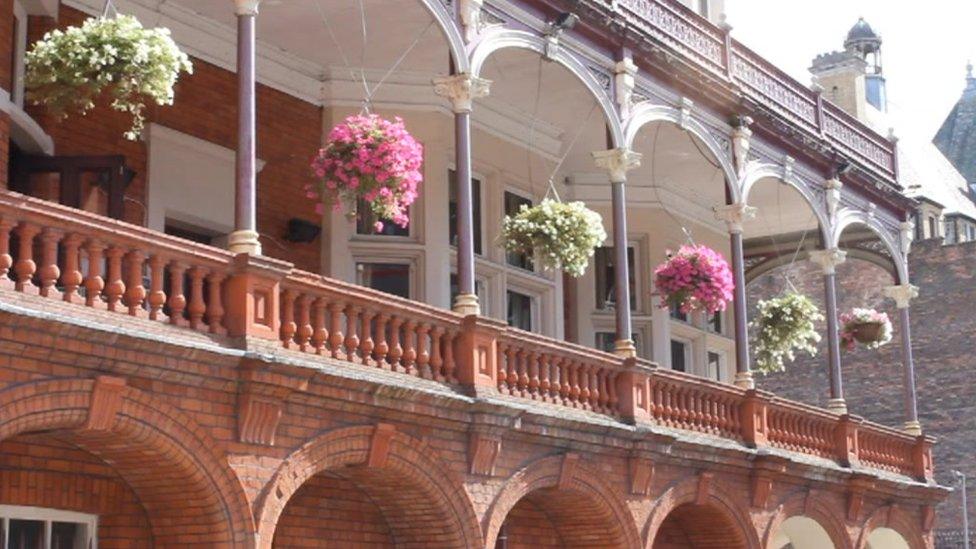 Cardiff and County Club from the outside