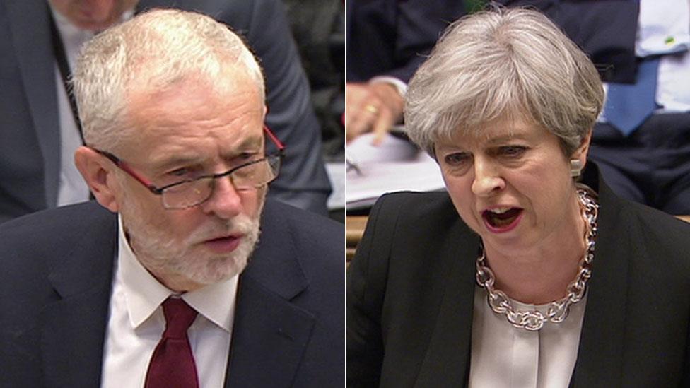 Theresa May and Jeremy Corbyn