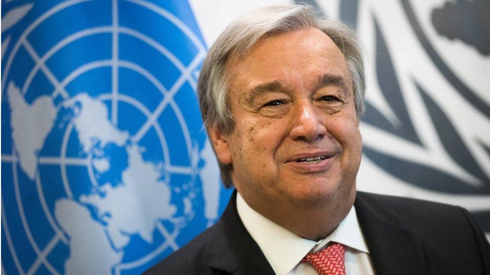 Newly-elected United Nations Secretary General-designate Antonio Guterres pictured at the United Nations (UN) headquarters on October 13, 2016 in New York City.