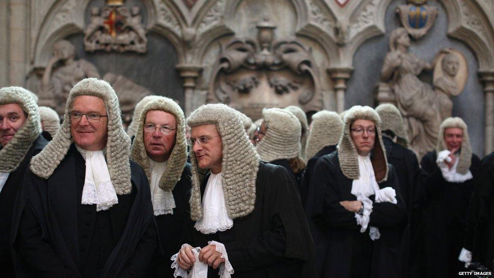 Judges Attend The Annual Service At Westminster Abbey To Mark The Start Of The UK Legal Year