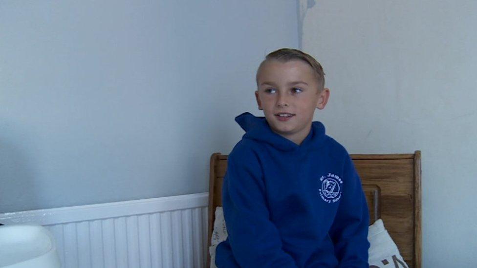 Lee, eight, of Lansbury Park