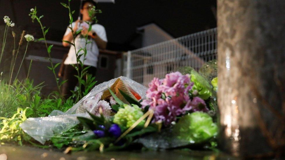 Floral tributes