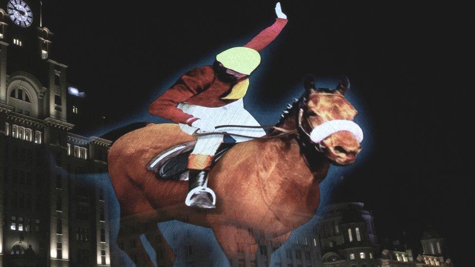 Red Rum hologram