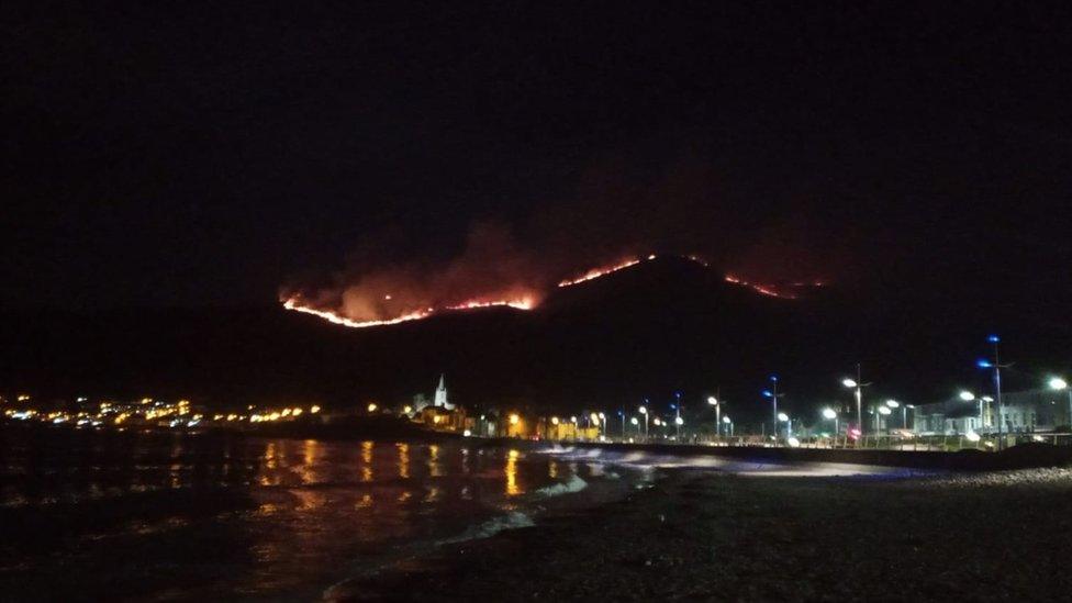 Mournes fire