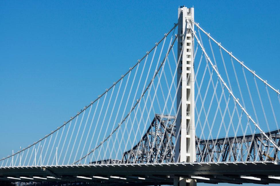 The eastern replacement span of the Oakland Bay Bridge