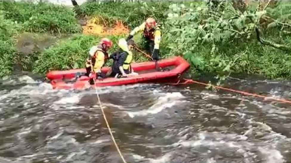 Island rescue operation