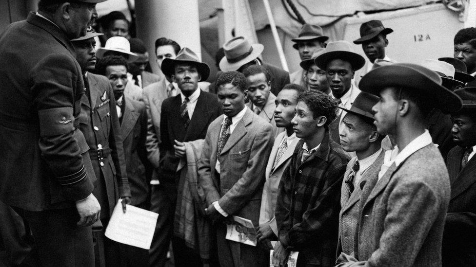 Windrush migrants in 1948