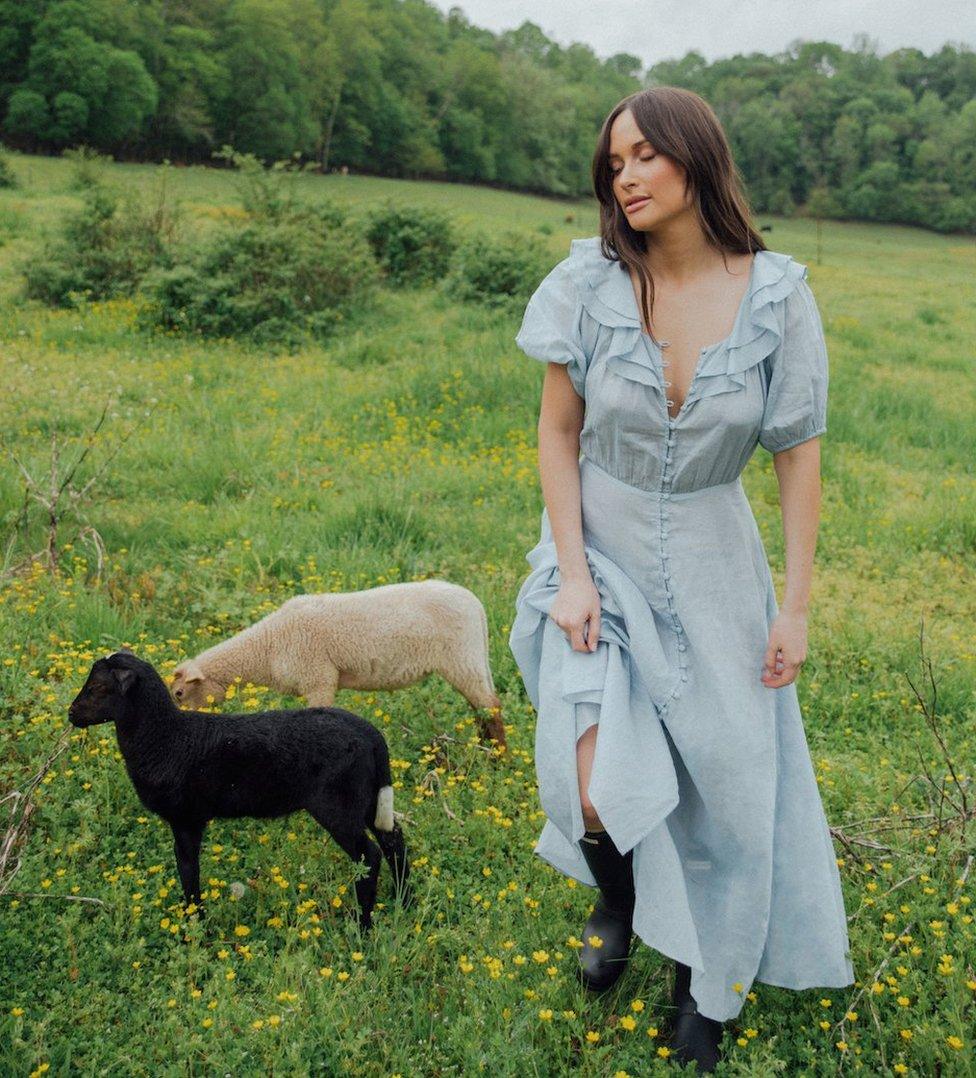 Kacey Musgraves in the album artwork for her fifth record, Deeper Well