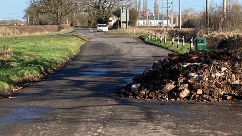 Rubble in Sapcote