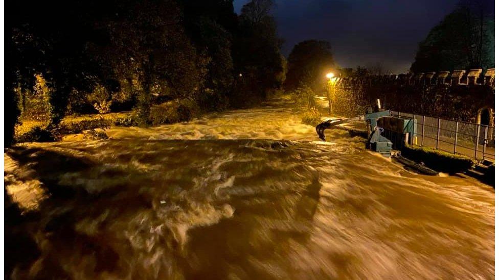 River Tavy water flowing