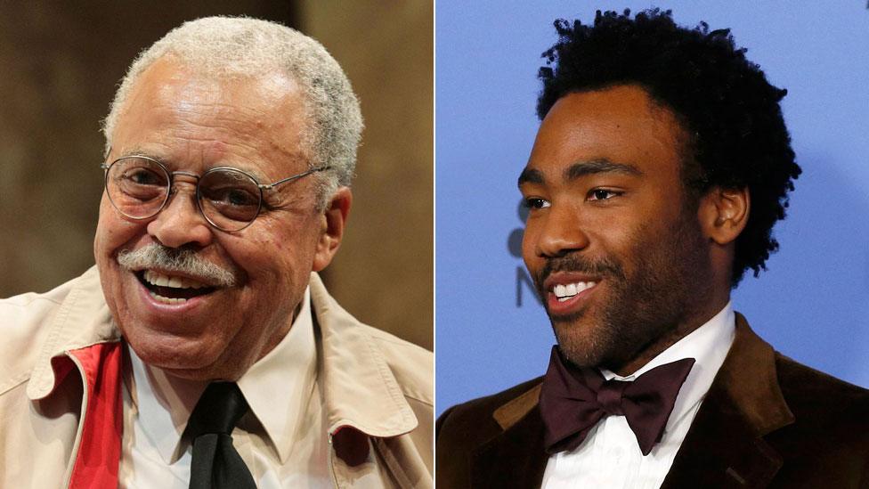 James Earl Jones and Donald Glover