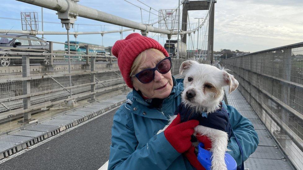 Philomena Templeton and dog Stanley