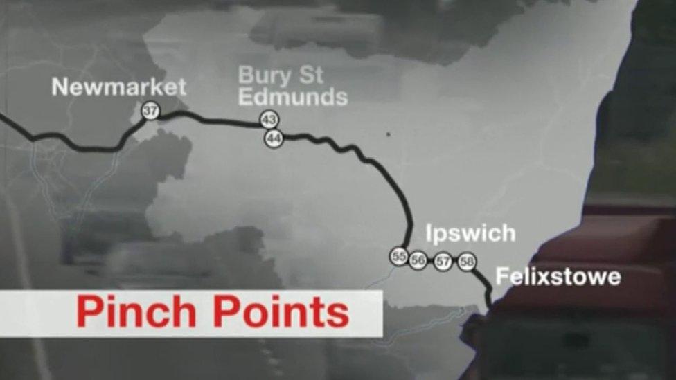 Map of pinch points