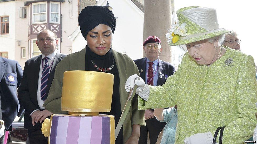 The Queen and Nadiya