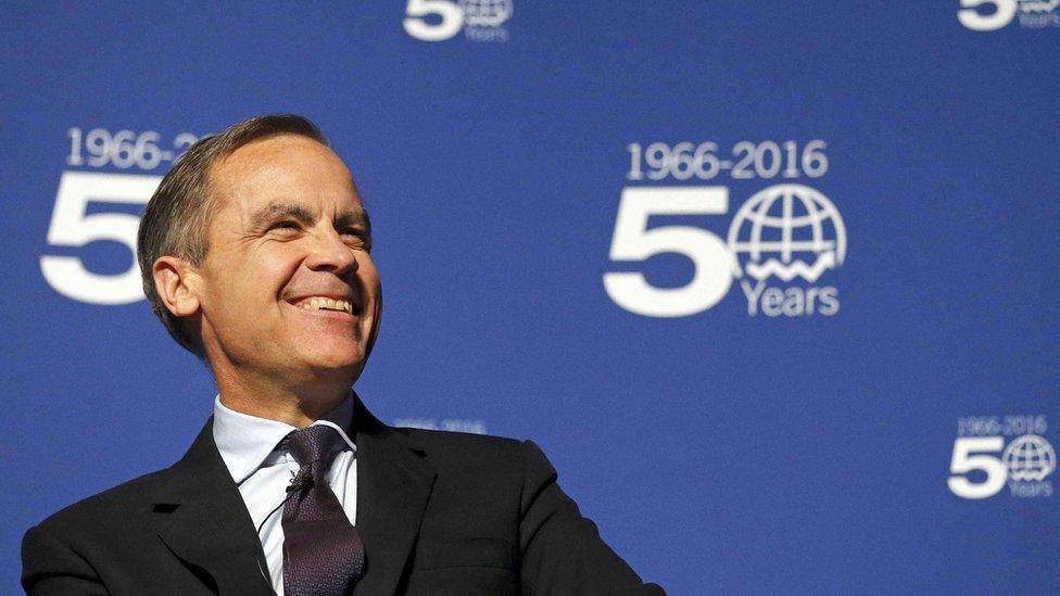 Bank of England Governor, Mark Carney