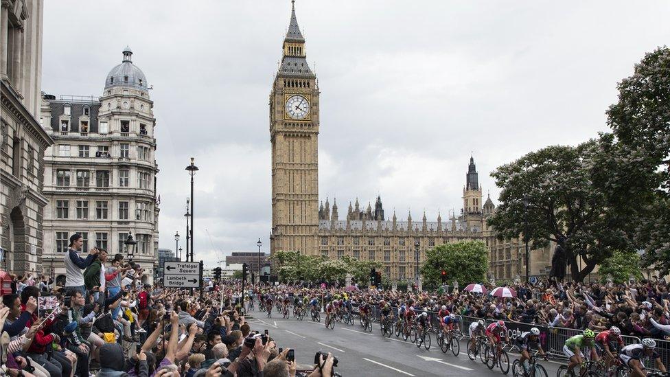 Tour de France stage 3 in London in 2014