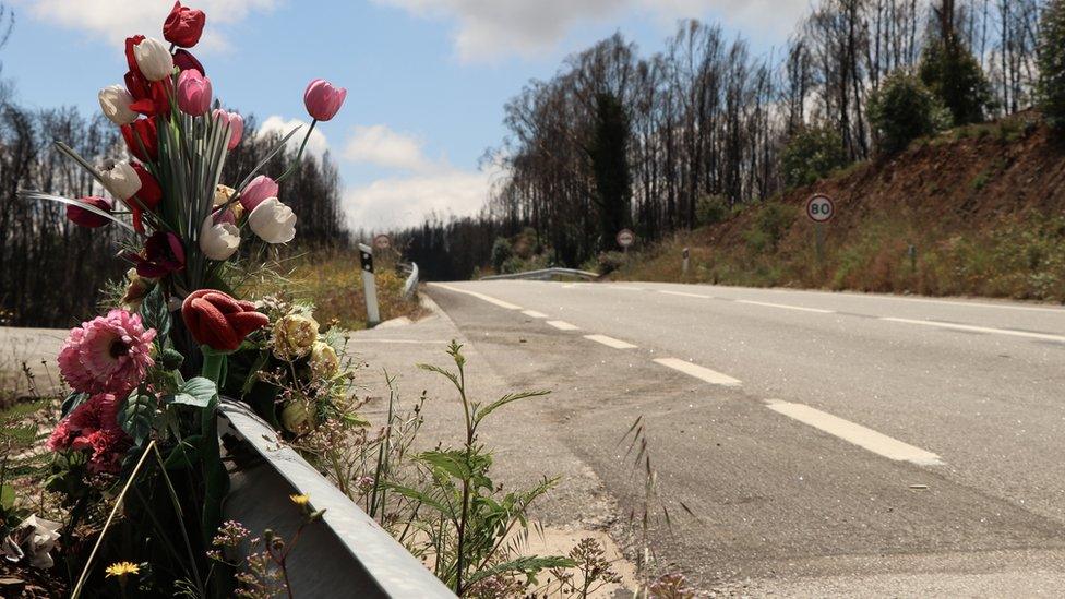 Residents called this stretch the road of death where more than 40 people died