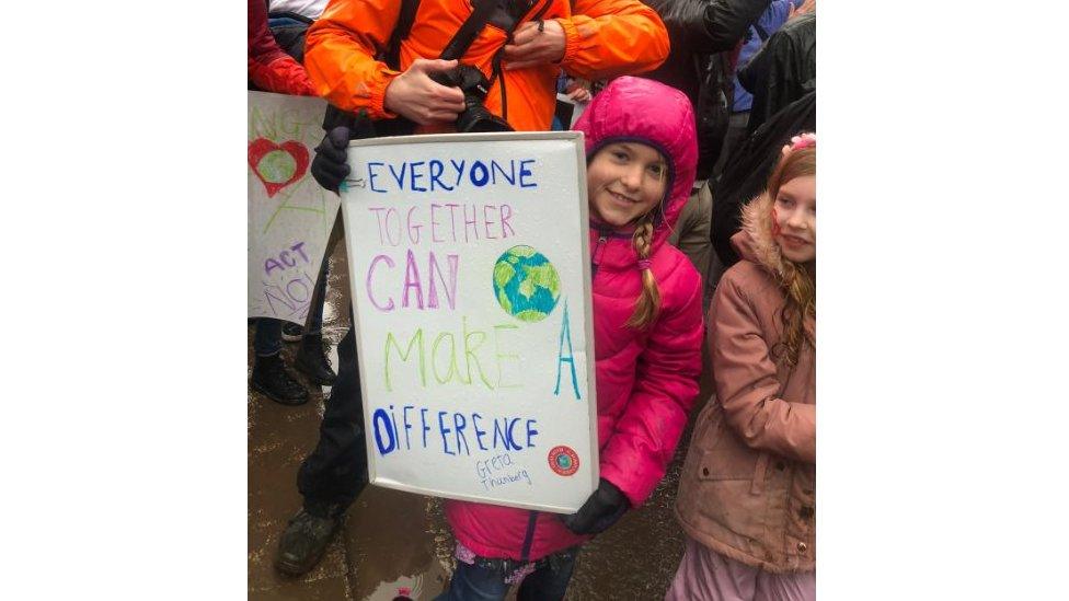 Children have joined the march