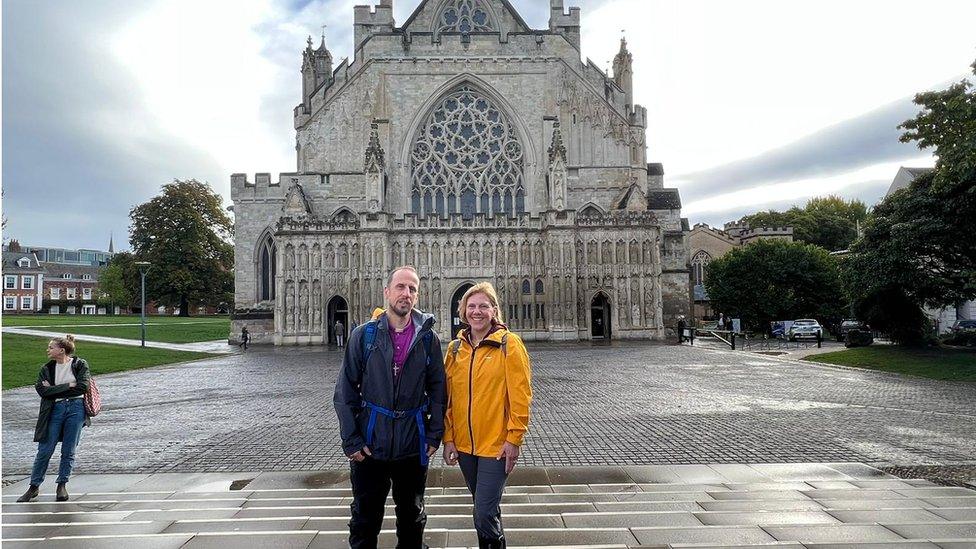 The Right Reverend James Grier with wife Dr Liz Grier