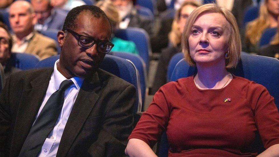 Liz Truss a Kwasi Kwarteng