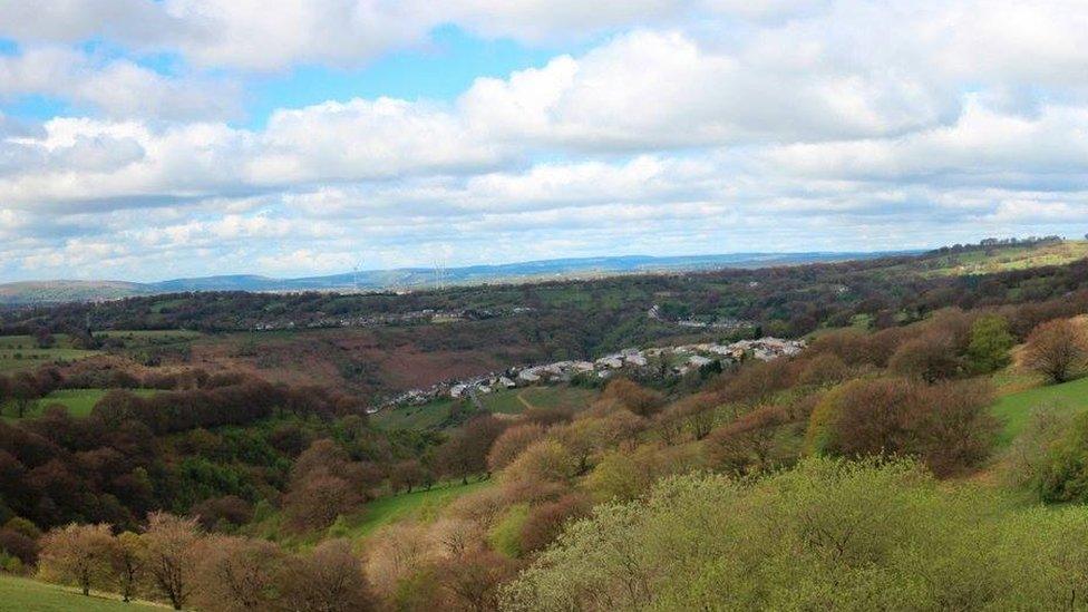 Former Tirpentwys opencast coal site