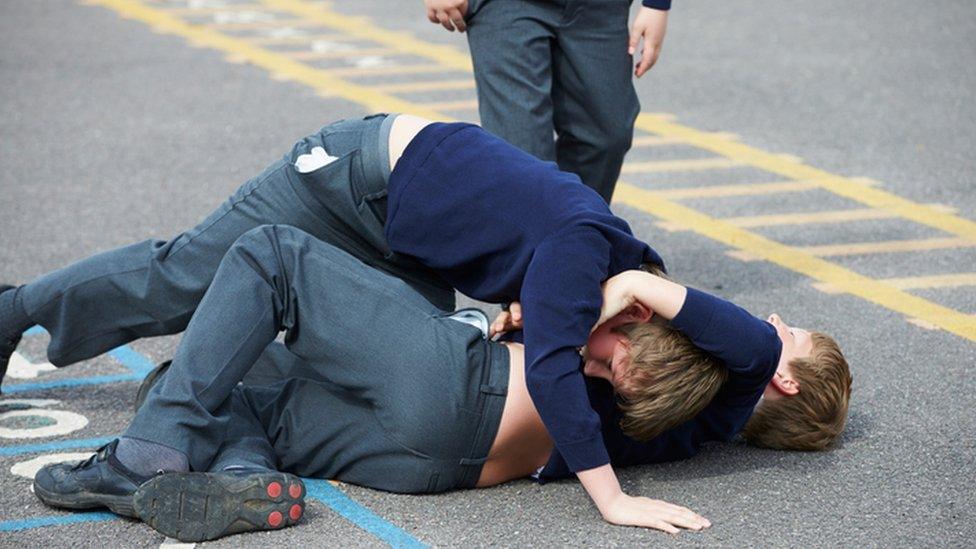 Playground fight